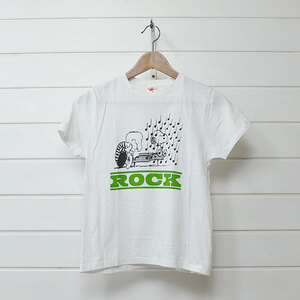 ロッキンスター SCHROEDER&SNOOPY Tシャツ XS ホワイト rockin