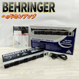 【良品】 BEHRINGER ヘッドホンアンプ PRO-XL HA4700 ②