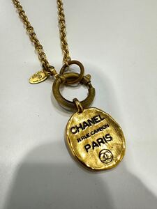 CHANEL シャネル カンボンプレート 31 RUE CAMBON ヴィンテージ 希少 ネックレス