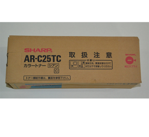 SHARP　 シャープ 【純正】 シアン　トナー　AR-Ｃ25TC 　新品　　国内純正品 