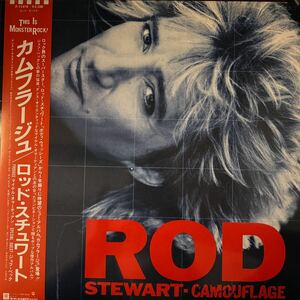 Rod Stewart / Camouflage レコード P-11478 日本盤