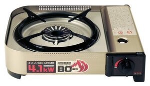 【中古】イワタニ カセットフー BO(ボー) EX 【強火力コンロ / 最大発熱量4.1kW】 ヘアラインシルバー CB-AH-41