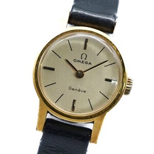 1円 稼働 OMEGA オメガ Geneve ジュネーブ 手巻き シャンパン文字盤 GP SS 腕時計 レディース ラウンド ブランド 1131420241217