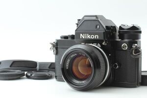 美品★ Nikon F2 Photomic S DP-2 Nikkor Non Ai 50mm f/1.4 Lens ファインダー 標準レンズ 一眼レフ フィルムカメラ ブラック SLR 完動品