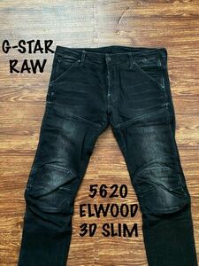 G-STAR RAW 5620 ELWOOD 3D SLIM W34 ジースターロウ ジーンズ　ストレッチ　スリム