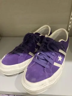 Converse 紫 スエード スニーカー ワンスター