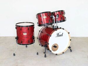 【中古】Pearl Masters Retro Spec Maple Shell 4pc Red Onyx ドラムセット 【2024090005811】