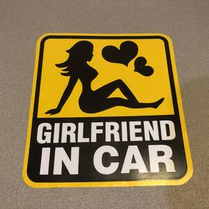 新品・即決・’GIRLFRIEND IN CAR’のステッカー