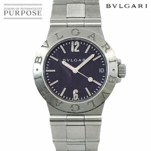 ブルガリ BVLGARI ディアゴノ スポーツ LCV29S レディース 腕時計 デイト ブラック クォーツ ウォッチ Diagono 90219982