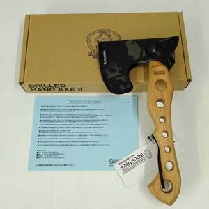 【中古・未使用品】バリスティクス DRILLED HAND AXE II ドリルド ハンド アックス2 BAA-2215 ヒッコリー Ballistics