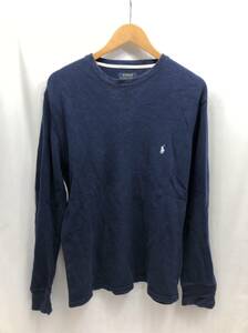 POLO RALPH LAUREN 長袖 Tシャツ ワッフル生地 メンズ M ネイビー ポロ ラルフローレン 24100102