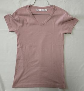 ZARA BASIC 半袖Tシャツ ピンク　Ｓ