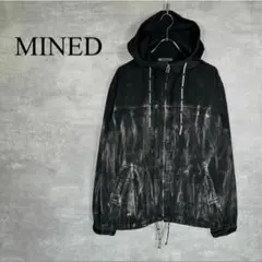 『MINED』マインデニム (1) Black Burn フーディパーカー