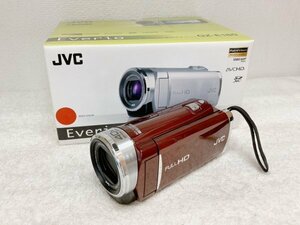 ☆1円スタート【大黒屋】JVC デジタルビデオカメラ Everio GZ-E180 レッド 開封のみ未使用品