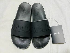 【新品未使用】ボーラー　BALR. SLIDER サンダル　 41サイズ　black/black