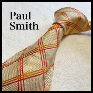 【美品】Paul Smith ネクタイ シンプル　ビジネス　大人　N-0006