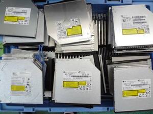 各メーカー ノートPC用 DVDマルチドライブ 9.5mm 黒ベゼル SATA接続 100枚セット 中古動作品