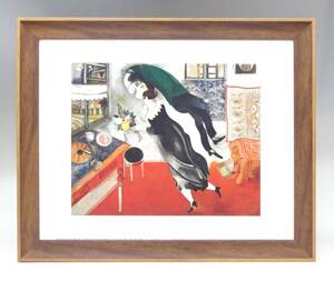 新品☆額付アートポスター◇マルク・シャガール☆Marc Chagall☆Birthday☆絵画☆壁掛け☆インテリア☆名画☆146