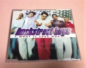 Backstreet Boys(バックストリートボーイズ) 「I Want It That Way」 Canada盤