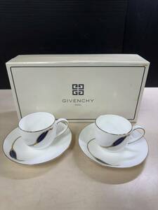 〇 GIVENCHY ジバンシィ yamaka ヤマカ カップ&ソーサー ペア 箱付き