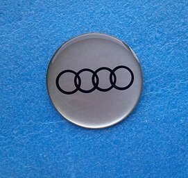 ホイールセンターマーク60φエンブレム　AUDI／アウディ　　未使用品在庫処分