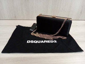 DSQUARED2 ディースクエアード 2 ショルダーバッグ クラッチバッグ 2way / ブラック