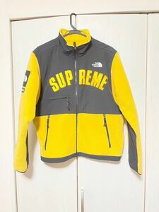 【1円スタート】 2019ss Supreme/The North Face Arc Logo Denali Fleece Jacket Yellow サイズM