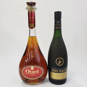 24浦/C024011-1/M125-535/NT3000 酒 ２本まとめ Otard V.S.O.P. APPELLATION COGNAC オタール/REMY MARTIN V.S.O.P. レミーマルタン