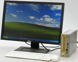 東芝 EQUIUM S6300 PES6320ENYY29 ■ 22インチ 液晶セット ■ Core2Duo-4400/CDROM/コンパクト/希少OS/動作確認済/WindowsXP デスクトップ