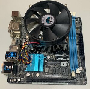 【中古/訳有】ASRock H97M-ITX/ac Core i7-4790S 付属品無し / Mini-ITX LGA1150