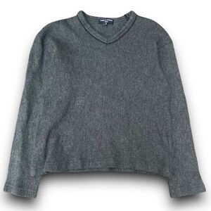 AD 2004 comme des garons homme knit sweater grey Japanese label Rei kawakubo collection archive 00s 