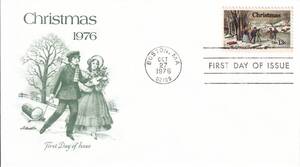 【ＦＤＣ】クリスマス切手（３）（１９７６年）（アメリカ）　t2666