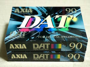 ★☆新品・未開封☆★DATテープ AXIA DAT B 90 90分用2本セット☆★