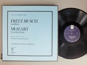 ●米LP FRITZ BUSCH/HISTORICHCAL SERIES MOZART- COSTSI FAN TUITE●