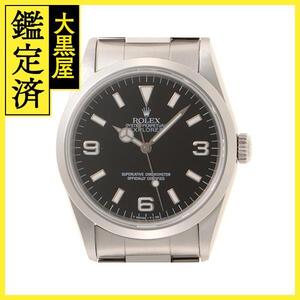 ROLEX ロレックス 腕時計 エクスプローラーI 36ｍｍ 14270 ステンレス トリチウム ブラック文字盤 自動巻き【472】SJ