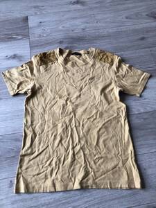 BURBERRY LONDON 半袖 マスタードイエロー Tシャツ M 145-155 子供 畠AY1141-37