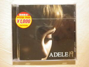 未開封 『Adele/19(2008)』(XL Recordings 34904 0332 9,EU盤,Chasing Pavements,Make You Feel My Love,Cold Shoulder,Hometown Glory)