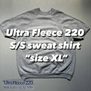 Ultra Fleece 220 S/S sweat shirt “size XL” 半袖スウェット 霜降りグレー 杢グレー 古着 トレーナー