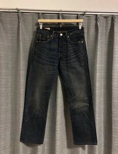 現行モデル Levis501 デニムパンツ Rタブ インディゴ ヴィンテージ加工 levi