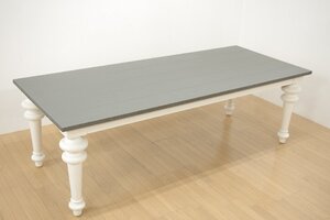 展示品 美品 希少 GERVASONI ジェルバゾーニ GRAY33 ダイニングテーブル オーク無垢材 食卓 240×100cm イタリア製 定価150万