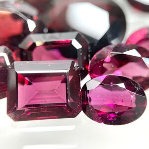 1円〜!!〔天然ガーネットおまとめ151ct〕n 約30.2g ルース 裸石 宝石 ジュエリー garnet ガーネット jewelry 柘榴石 w5 33