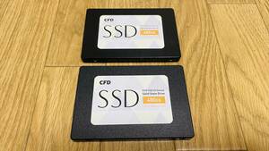 【ジャンク】CFD CSSD-S6B480CG3VX【480GB×2個】