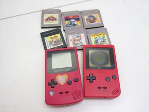 P129-N37-2391 GAME BOY ゲームボーイカラー ポケット CCG-001 MGB-001 カービィのピンボール ドラクエ 他 ジャンク 現状品1