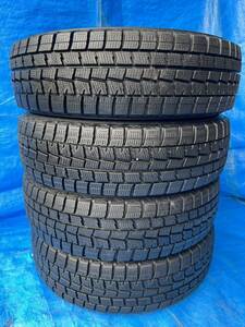 中古　DUNLOP スタッドレスタイヤ WINTERMAXX WM01 165/70R14 81Q 4本セット　格安　送料無料　売り切り　新潟発