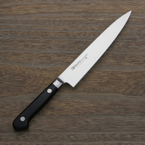 ミソノ ペティナイフ 両刃 150mmモリブデンステンレス 共口金付き 黒合板 日本製