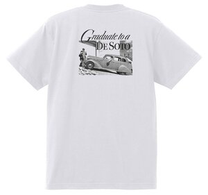 アドバタイジング デソート 2306 白 Ｔシャツ 1936 1935 1934 ダッジ クライスラー モパー アメ車 オールディーズ エアフロー 戦前