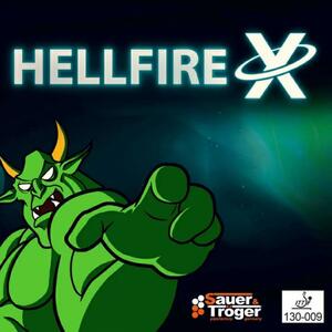 卓球　粒高　ラバー　イボ　HELLFIRE X　Sauer&Troger 緑 特注 バージョン