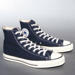 デッド!! US 9 1/2・28cm 新品 廃盤!! コンバース 日本製 ALL STAR J HI オールスター 紺 NAVY MADE IN JAPAN ALLSTAR