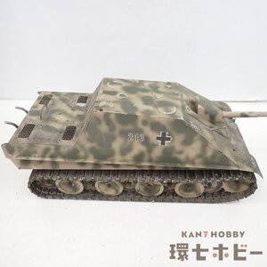 MA7◆当時物 古い 金属製 エンジンRC ヤークトパンター 戦車 ラジコン 動作未確認 ジャンク/三ツ星商会?三共?関模型? 送:-/160