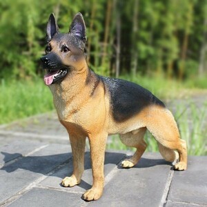 (即決) シェパード フィギュア ジャーマン ドッグ 犬 いぬ 玩具 インテリア 置物 飾り おもちゃ 警察 かっこいい コレクショ